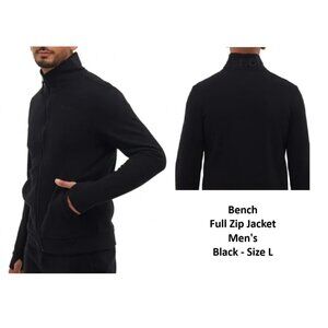 Bench Full-Zip Jacket Black Mens Size L